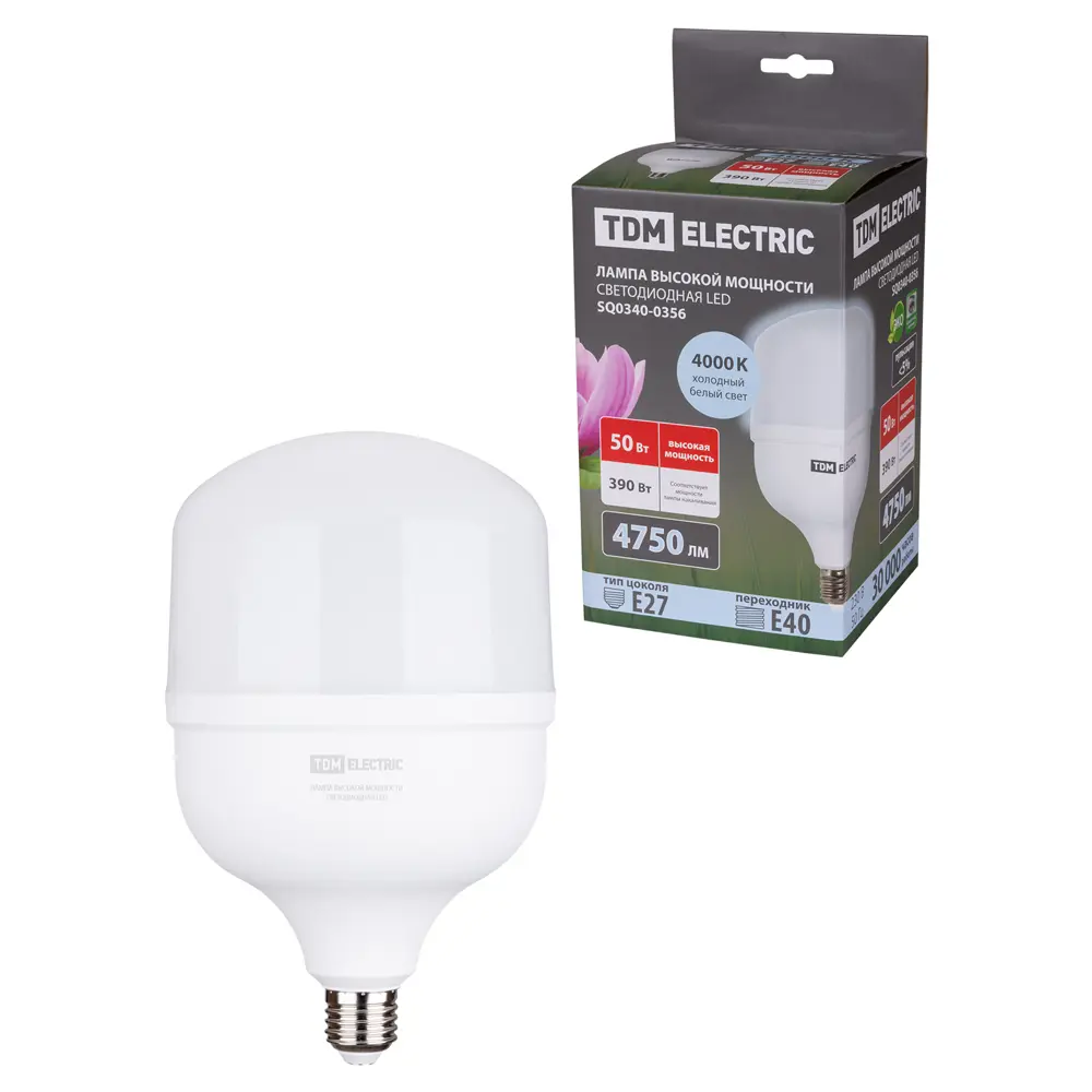 Фото Лампочка светодиодная Tdm Electric Sq0340-0356 E27 40 Вт 4000 К 230 В 560 Лм Фото Лампочка светодиодная Tdm Electric Sq0340-0356 E27 40 Вт 4000 К 230 В 560 Лм