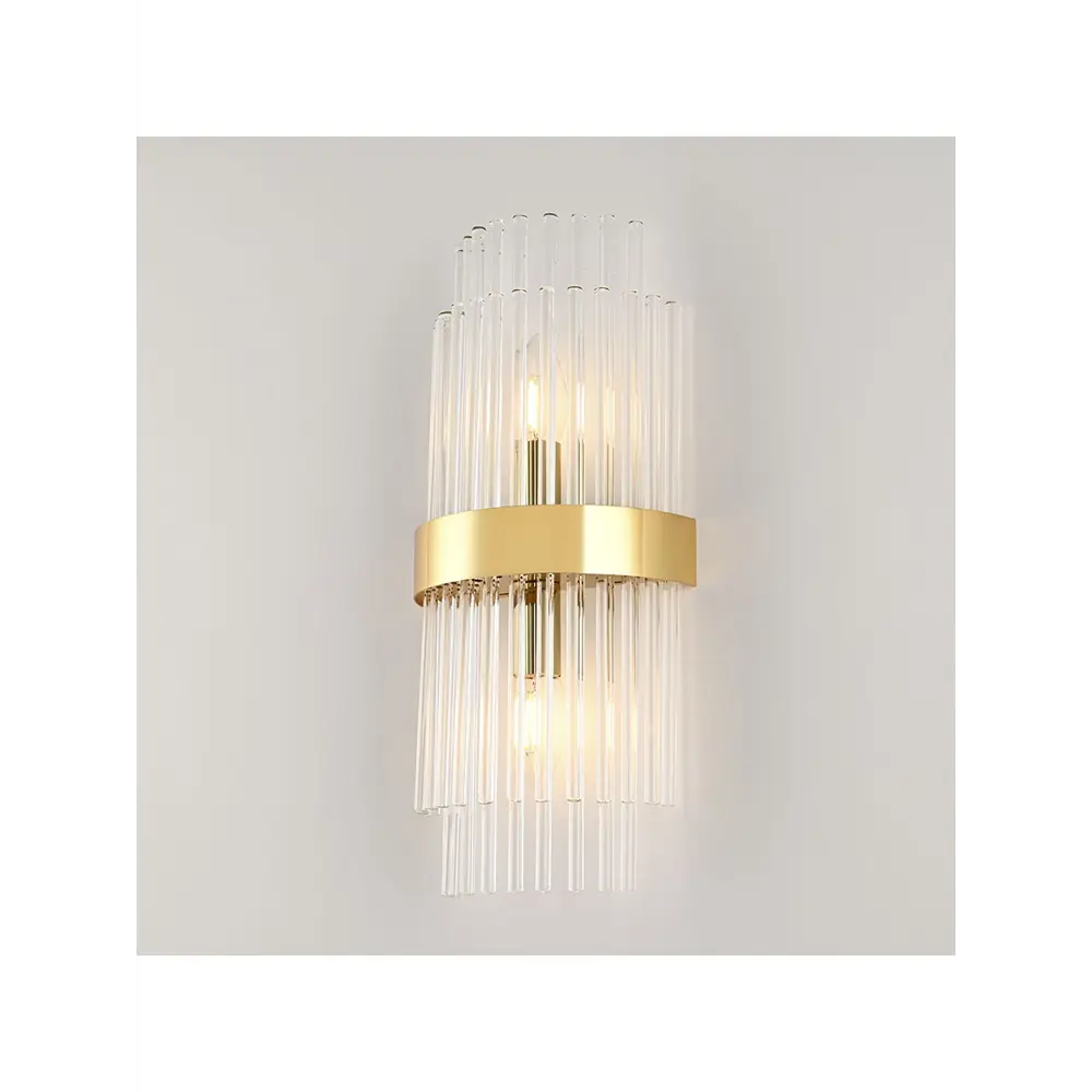 Фото Настенный светильник Arte milano 430122.180.2.e14.c1.gd цвет жёлтый/золотой Фото Настенный светильник Arte milano 430122.180.2.e14.c1.gd цвет жёлтый/золотой