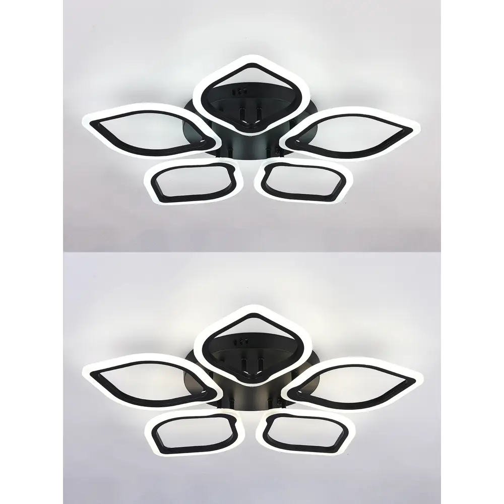Фото 2 Люстра потолочная светодиодная NATALI KOVALTSEVA LED LAMPS 81200 BLACK REAL 21 м² изменение оттенков белого цвет черный