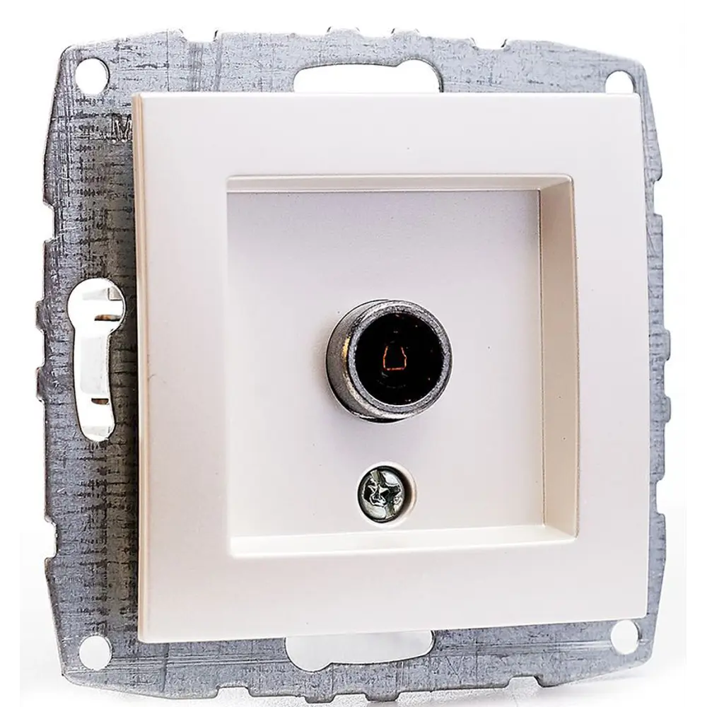 Фото ТВ-розетка оконечная встраиваемая Mono electric Despina-Larissa 500-002505-138 цвет белый Фото ТВ-розетка оконечная встраиваемая Mono electric Despina-Larissa 500-002505-138 цвет белый