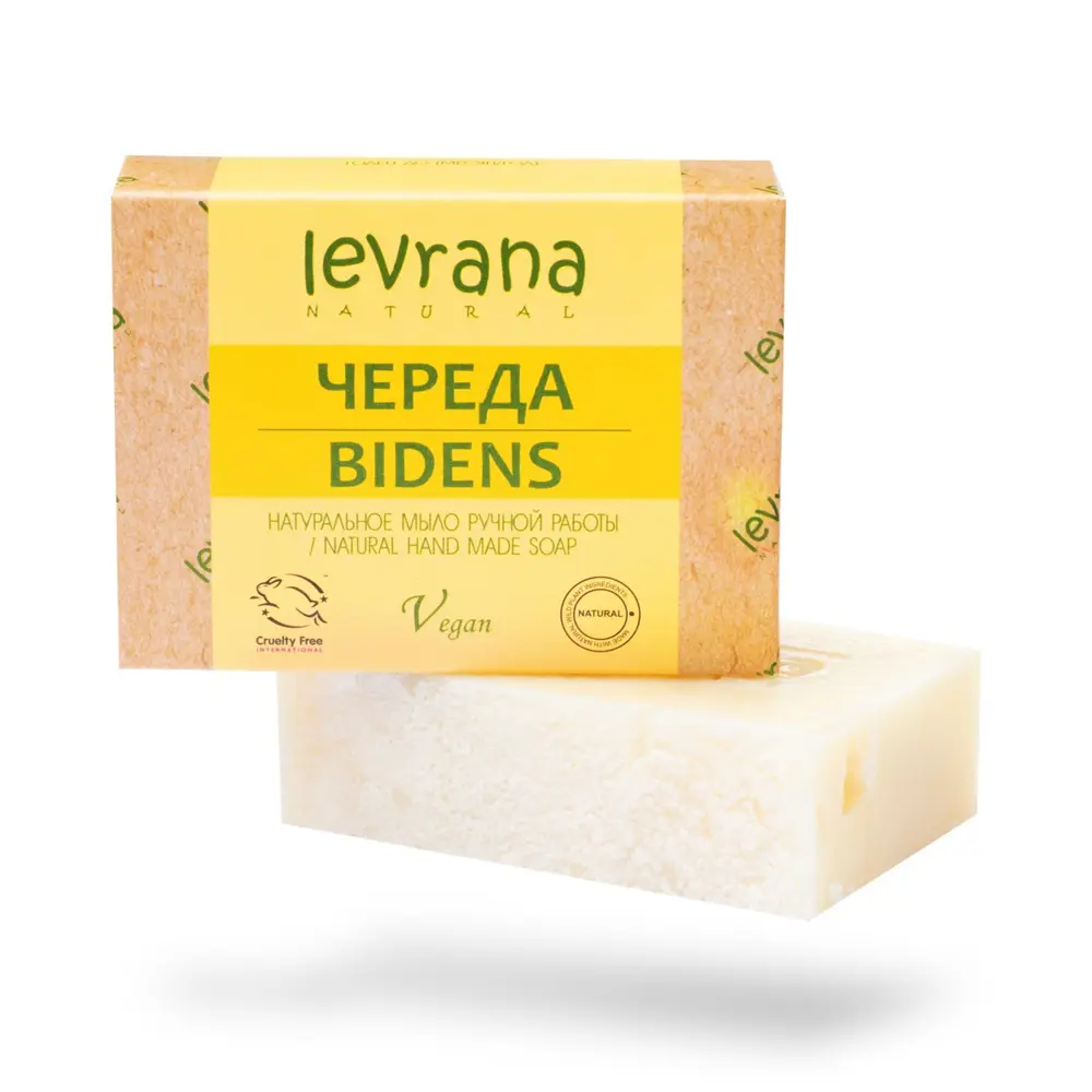 Фото Мыло твердое Levrana ручной работы череда 100 г Фото Мыло твердое Levrana ручной работы череда 100 г