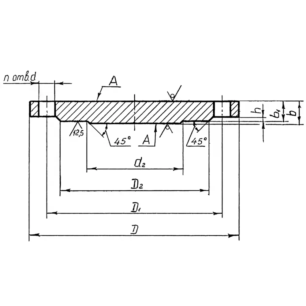 Фото 3 Заглушка 450 мм сталь D270-00288 Фото 3 Заглушка 450 мм сталь D270-00288