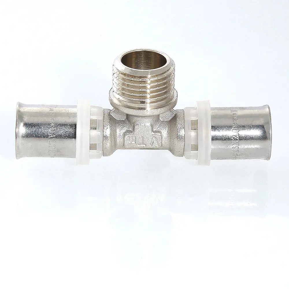 Фото 7 Тройник комбинированный Valtec 20x1/2"x20 мм НР-ВПр латунь Фото 7 Тройник комбинированный Valtec 20x1/2"x20 мм НР-ВПр латунь