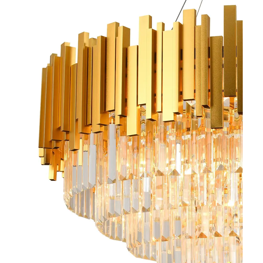 Фото 2 Люстра потолочная хрустальная Natali KovaltsEva Vertigo 81440-12C Gold 14 ламп 40 м² цвет золотой Фото 2 Люстра потолочная хрустальная Natali KovaltsEva Vertigo 81440-12C Gold 14 ламп 40 м² цвет золотой