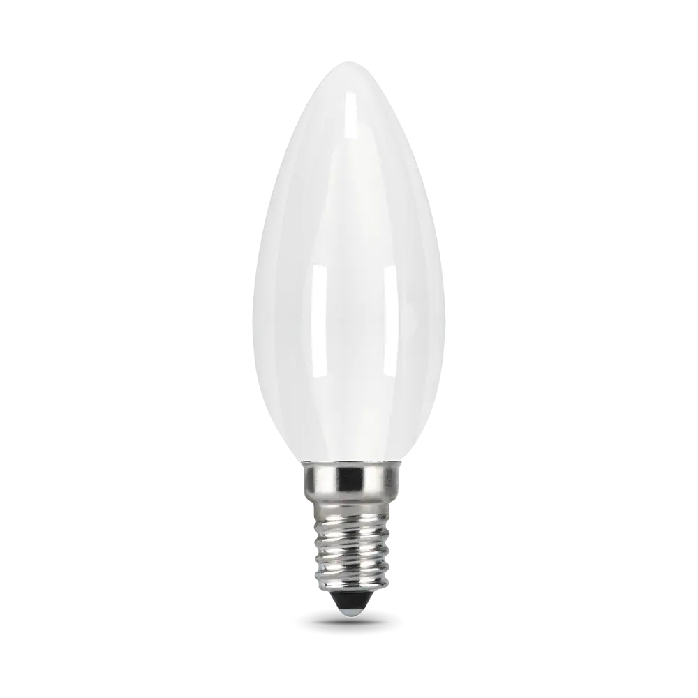 Фото 3 Набор ламп светодиодных Gauss Filament E14 176–264 В 9 Вт свеча матов 10 шт Фото 3 Набор ламп светодиодных Gauss Filament E14 176–264 В 9 Вт свеча матов 10 шт