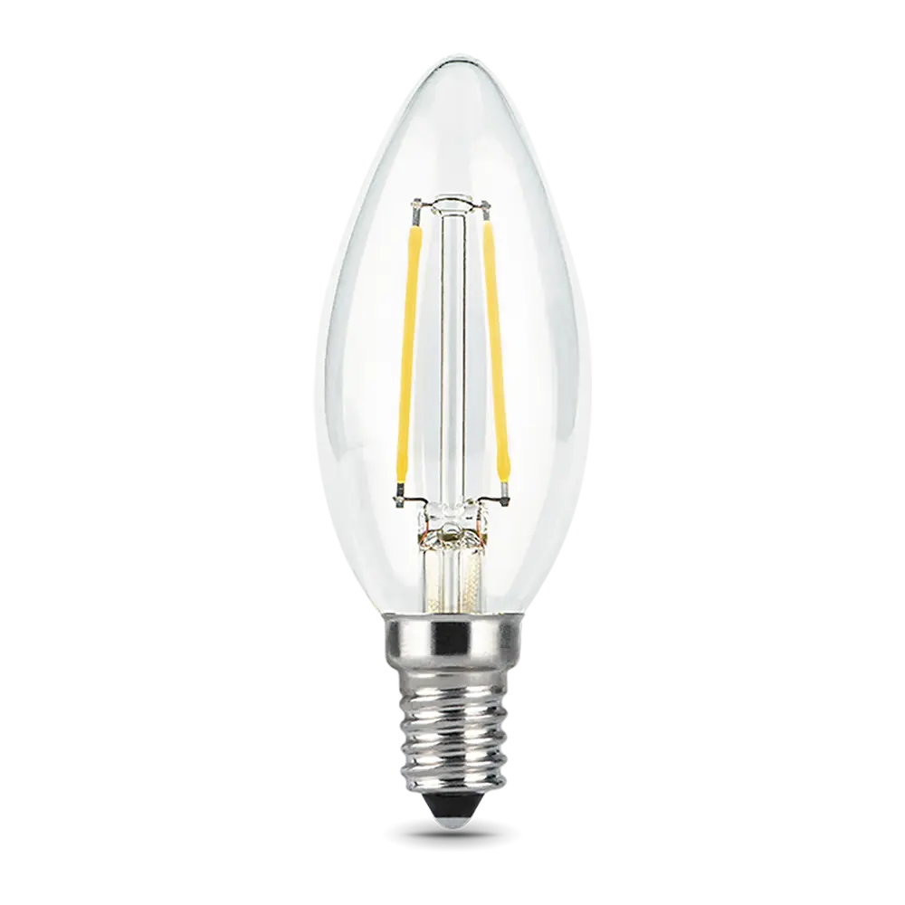 Фото 3 Набор ламп светодиодных GAUSS Filament 103801207-S E14 175-265 В 7 Вт свеча прозрачная 580 Лм нейтральный белый свет, 10 шт Фото 3 Набор ламп светодиодных GAUSS Filament 103801207-S E14 175-265 В 7 Вт свеча прозрачная 580 Лм нейтральный белый свет, 10 шт