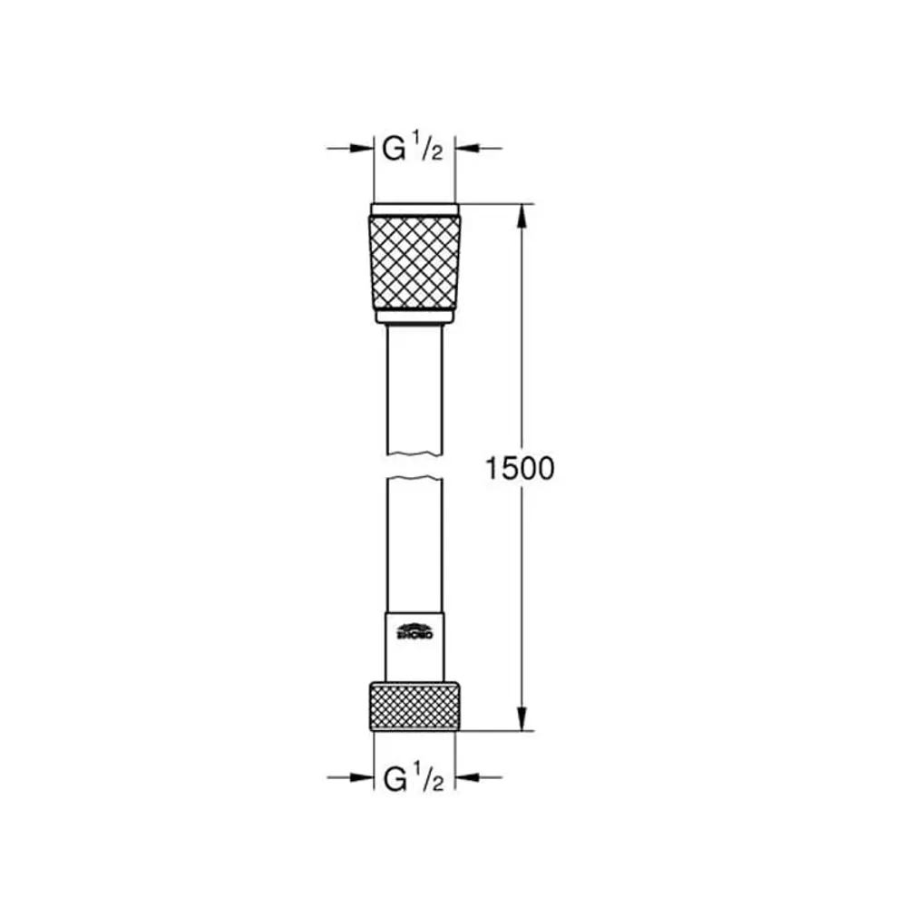 Фото 2 Душевой шланг Grohe Relexaflex 28151L01 Фото 2 Душевой шланг Grohe Relexaflex 28151L01