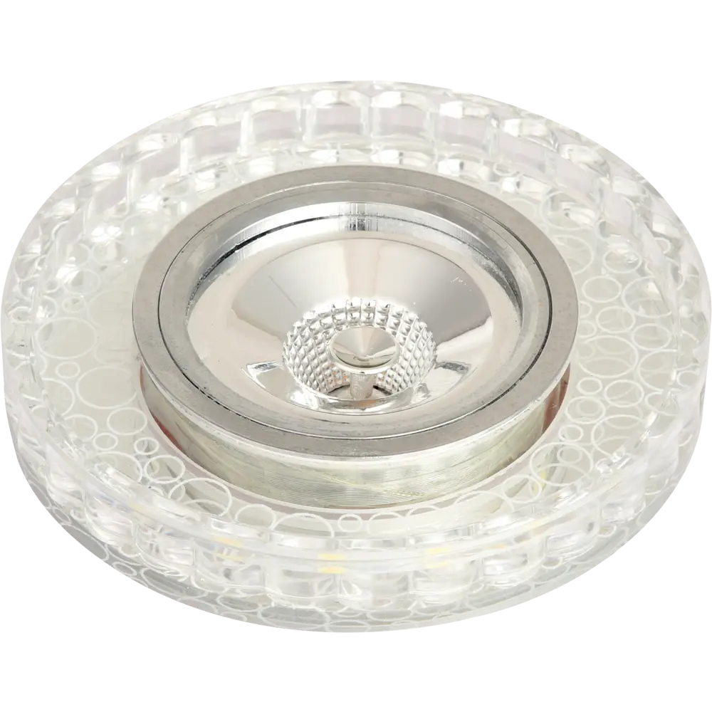 Фото Комплект точечных светильников встраиваемых De fran Соната Сл069054 под отверстие 75 мм MR16 цвет хром, белый 2 шт Фото Комплект точечных светильников встраиваемых De fran Соната Сл069054 под отверстие 75 мм MR16 цвет хром, белый 2 шт