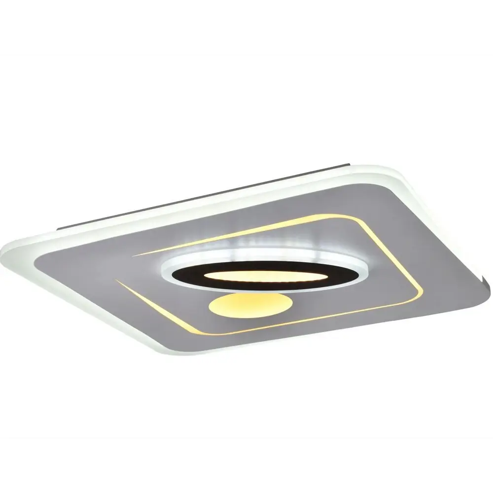 Фото Светильник настенно-потолочный светодиодный SELENA H034 Led light 40 м² теплый белый свет цвет белый Фото Светильник настенно-потолочный светодиодный SELENA H034 Led light 40 м² теплый белый свет цвет белый