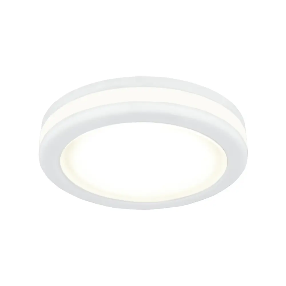 Фото Светильник точечный встраиваемый GAUSS BL102 Backlight под отверстие 63 мм цвет белый Фото Светильник точечный встраиваемый GAUSS BL102 Backlight под отверстие 63 мм цвет белый