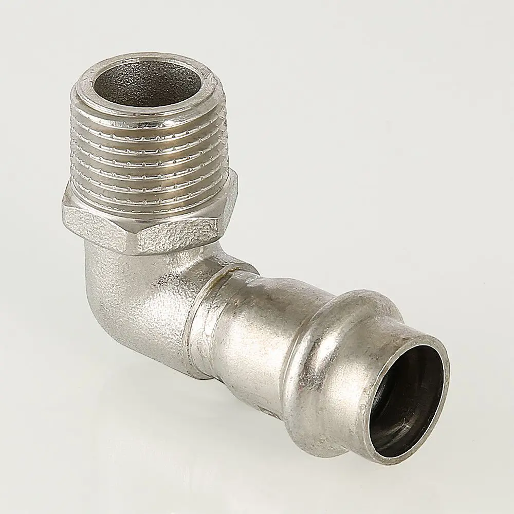 Фото 2 Угол комбинированный 90° Valtec 1/2"x15 мм НР нержавеющая сталь 5 шт Фото 2 Угол комбинированный 90° Valtec 1/2"x15 мм НР нержавеющая сталь 5 шт
