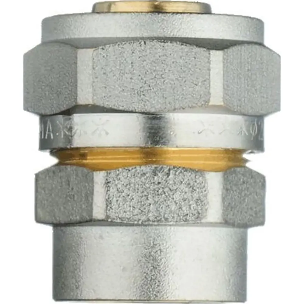 Фото Муфта комбинированная Terma 1/2"x16 мм ВР латунь 82203595 Фото Муфта комбинированная Terma 1/2"x16 мм ВР латунь 82203595
