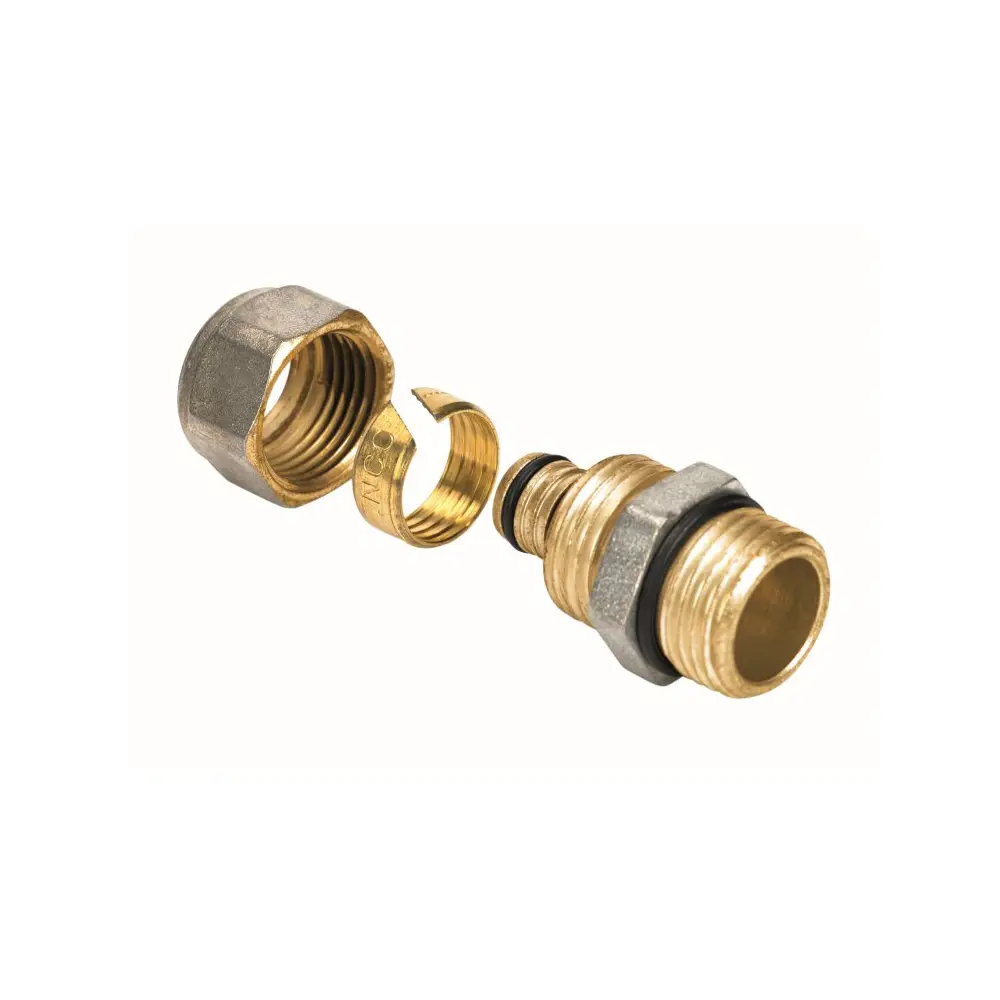 Фото Муфта Henco 3/4"x20 мм НР латунь Фото Муфта Henco 3/4"x20 мм НР латунь