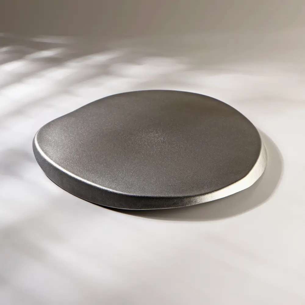 Фото 3 Блюдо сервировочное Akcam Trend 27x1.70x28 см стекло цвет серый