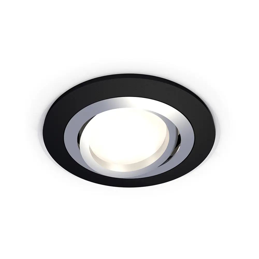 Фото Светильник точечный встраиваемый светодиодный Ambrella Light Xc7622082 2 м² под отверстие 8 см цвет черный Фото Светильник точечный встраиваемый светодиодный Ambrella Light Xc7622082 2 м² под отверстие 8 см цвет черный