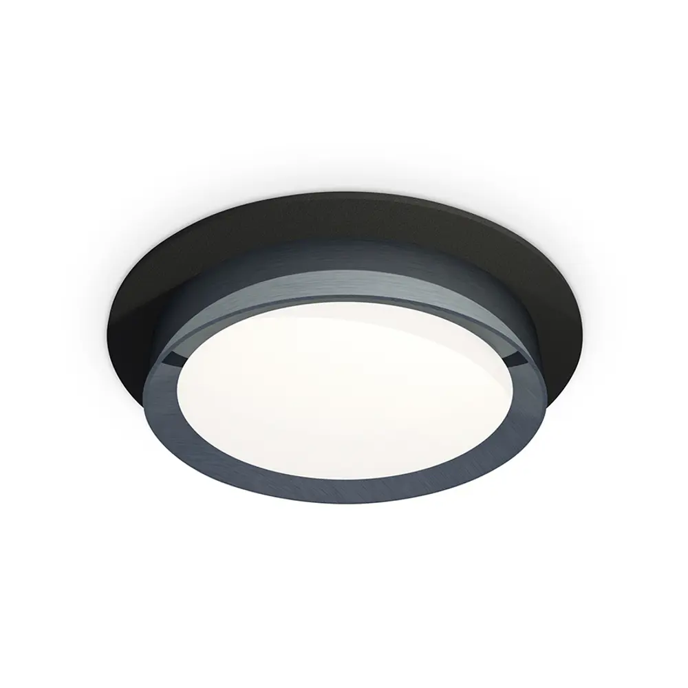 Фото Комплект точечных светильников встраиваемых светодиодных Ambrella light Xc8051007 2 м² под отверстие 9 см цвет черный Фото Комплект точечных светильников встраиваемых светодиодных Ambrella light Xc8051007 2 м² под отверстие 9 см цвет черный