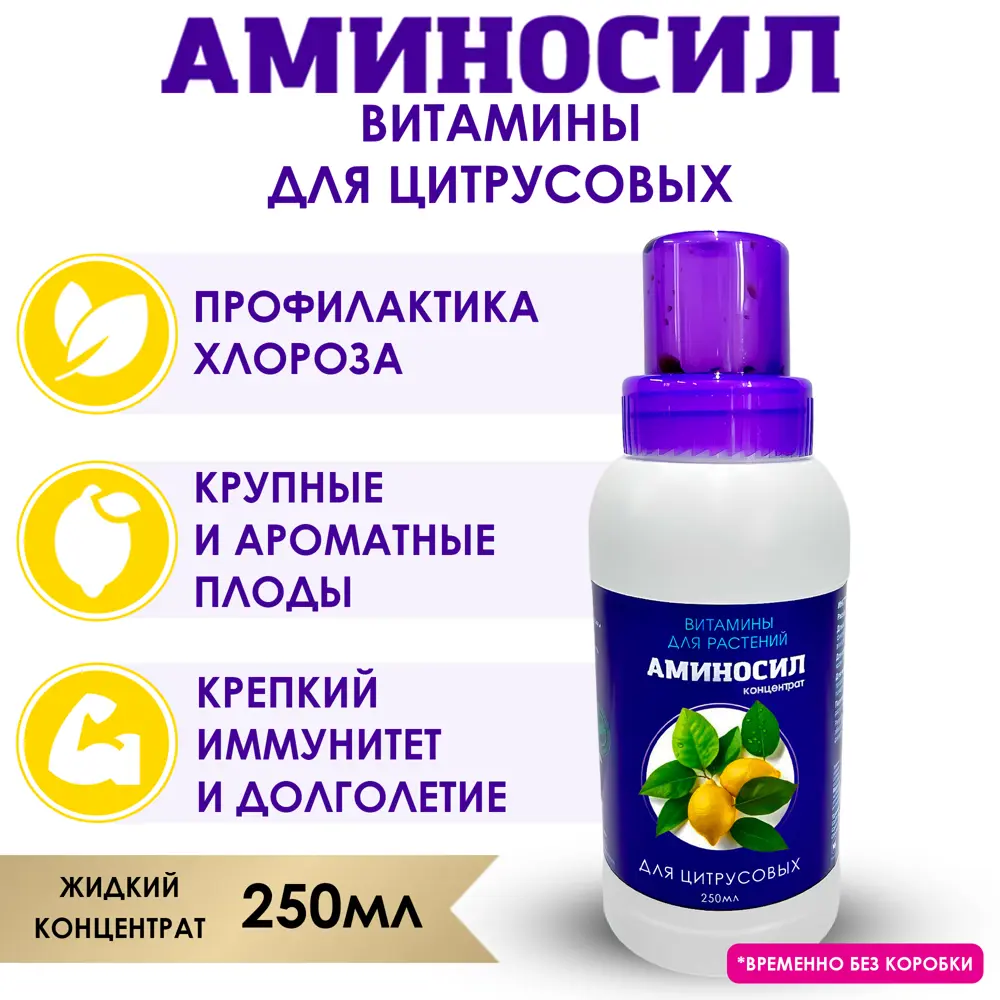 Фото Витамины для растений Аминосил для цитрусовых концентрат 250 мл Фото Витамины для растений Аминосил для цитрусовых концентрат 250 мл