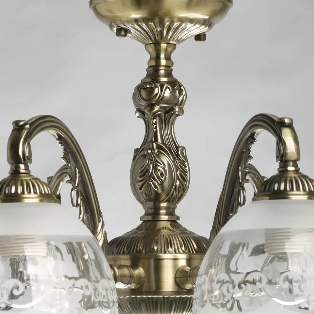 Фото 7 Светильник потолочный MW 481015008 Аманда 8 ламп 16 м² цвет латунь Фото 7 Светильник потолочный MW 481015008 Аманда 8 ламп 16 м² цвет латунь