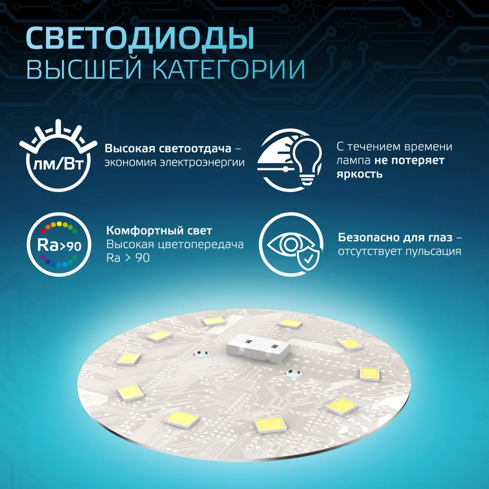 Фото 5 Набор ламп светодиодных Gauss E27 170-265В 12 Вт груша матовая 1200 Лм 10 шт Фото 5 Набор ламп светодиодных Gauss E27 170-265В 12 Вт груша матовая 1200 Лм 10 шт