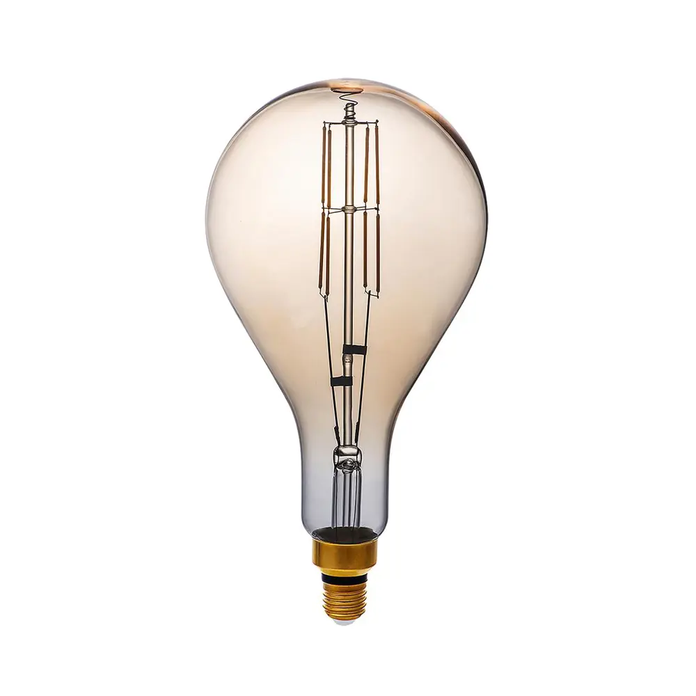 Фото Лампа светодиодная HIPER Vintage Filament A160 HL-2200 E27 220 В 8 Вт груша 720 Лм теплый белый свет Фото Лампа светодиодная HIPER Vintage Filament A160 HL-2200 E27 220 В 8 Вт груша 720 Лм теплый белый свет