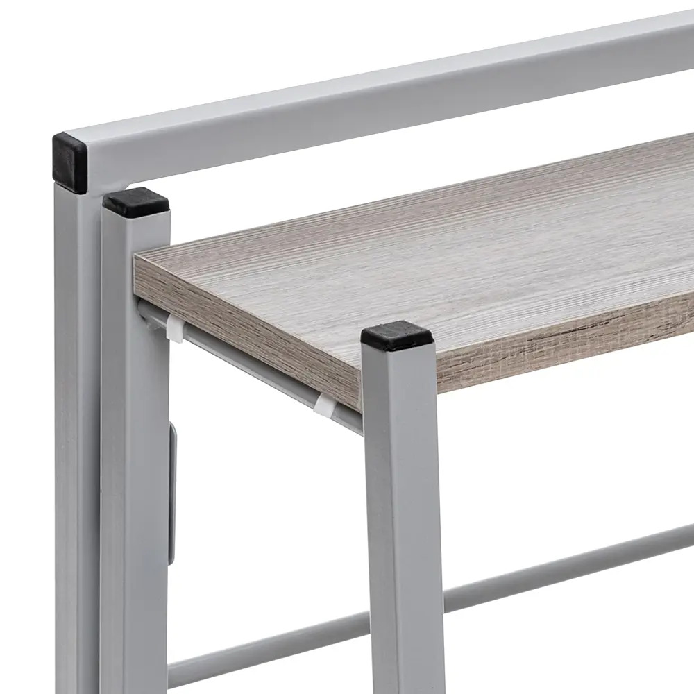 Фото 3 Стеллаж с полками LESET 60.5x29.5x119.3 см ЛДСП цвет серый-атлас 9010-4008 Фото 3 Стеллаж с полками LESET 60.5x29.5x119.3 см ЛДСП цвет серый-атлас 9010-4008