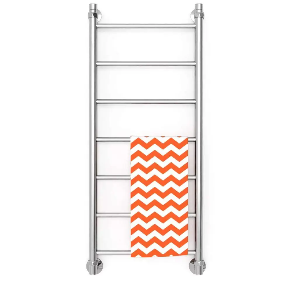 Фото 2 Полотенцесушитель водяной лестница Zigzag J 40x100 см 1/2" нержавеющая сталь цвет серебро Фото 2 Полотенцесушитель водяной лестница Zigzag J 40x100 см 1/2" нержавеющая сталь цвет серебро