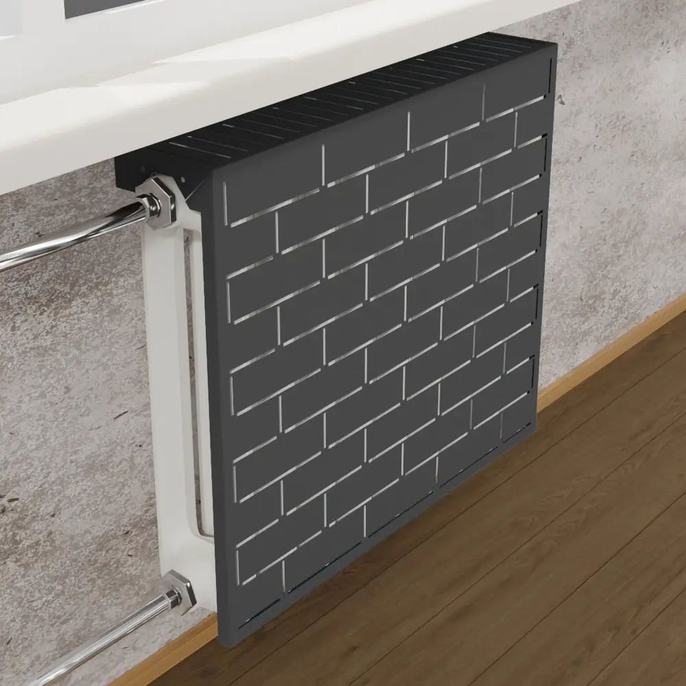 Фото 2 Экран радиатора Upforming 610x720мм серый графит Фото 2 Экран радиатора Upforming 610x720мм серый графит