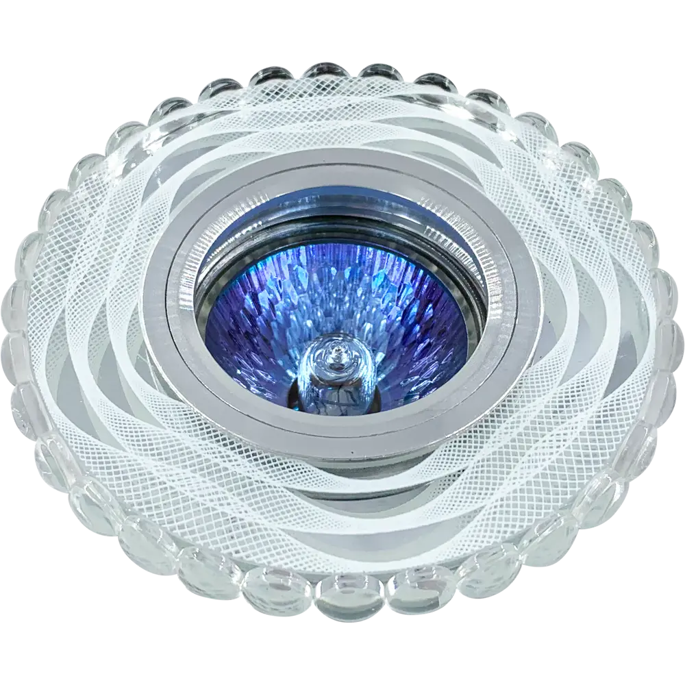 Фото Комплект точечных светильников встраиваемых De fran Экси Сл069057 под отверстие 75 мм MR16 цвет хром, белый 2 шт Фото Комплект точечных светильников встраиваемых De fran Экси Сл069057 под отверстие 75 мм MR16 цвет хром, белый 2 шт