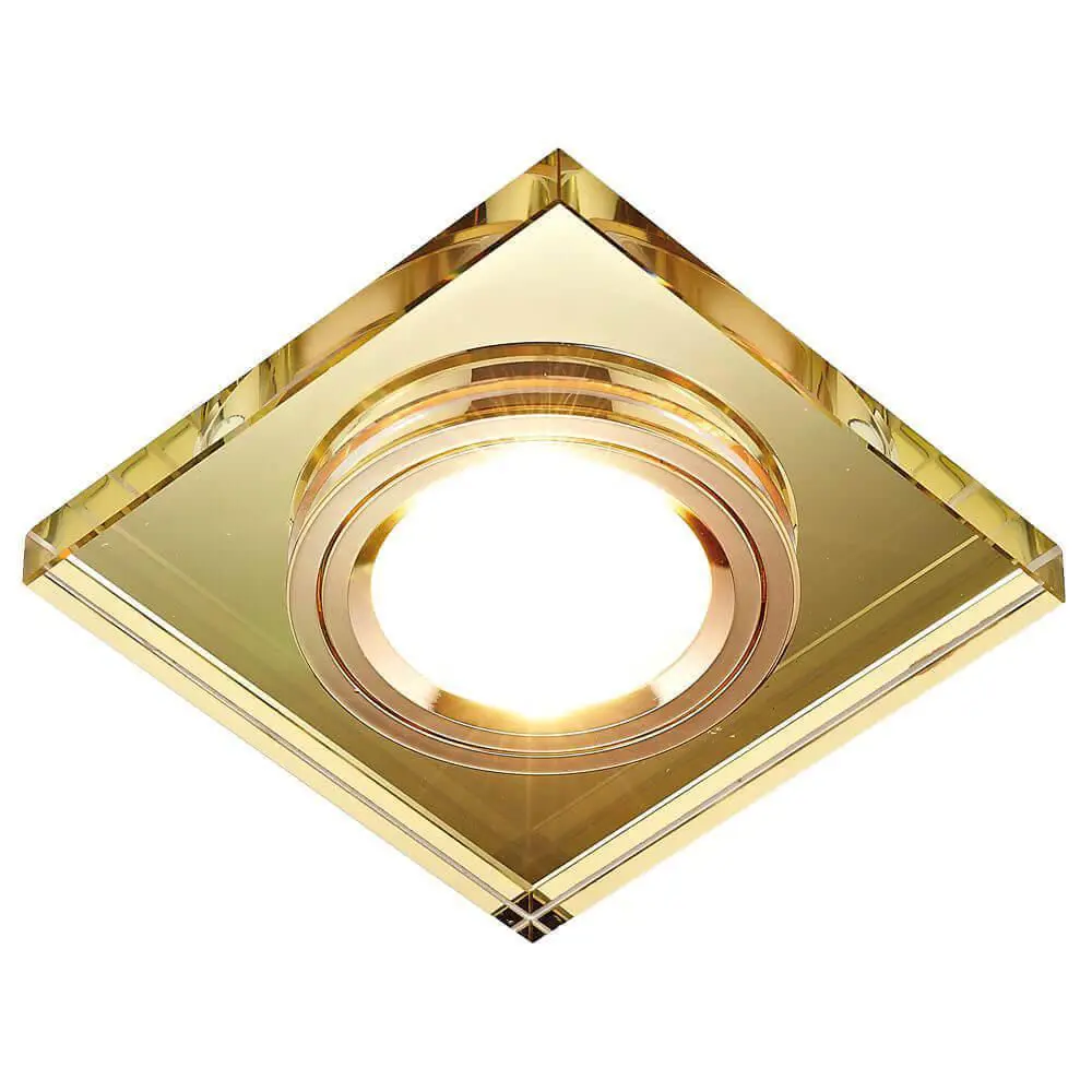 Фото Светильник точечный встраиваемый AMBRELLA LIGHT 8170 Gold под отверстие 60 мм 3.33 м² цвет золото