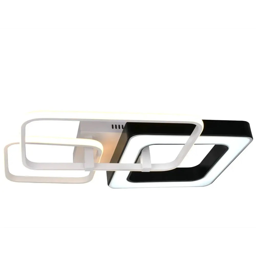 Фото Светильник настенно-потолочный светодиодный Мелодия света Squares Z112 30 м² регулируемый цвет света цвет белый