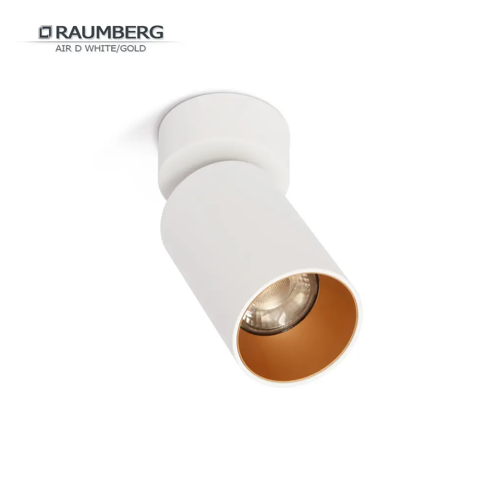 Фото Светильник точечный накладной Raumberg Airdwh/gd 1.5 м² цвет белый Фото Светильник точечный накладной Raumberg Airdwh/gd 1.5 м² цвет белый