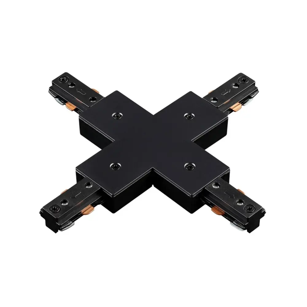 Фото Соединитель с токопроводом X-образный Novotech Port 135013 Фото Соединитель с токопроводом X-образный Novotech Port 135013