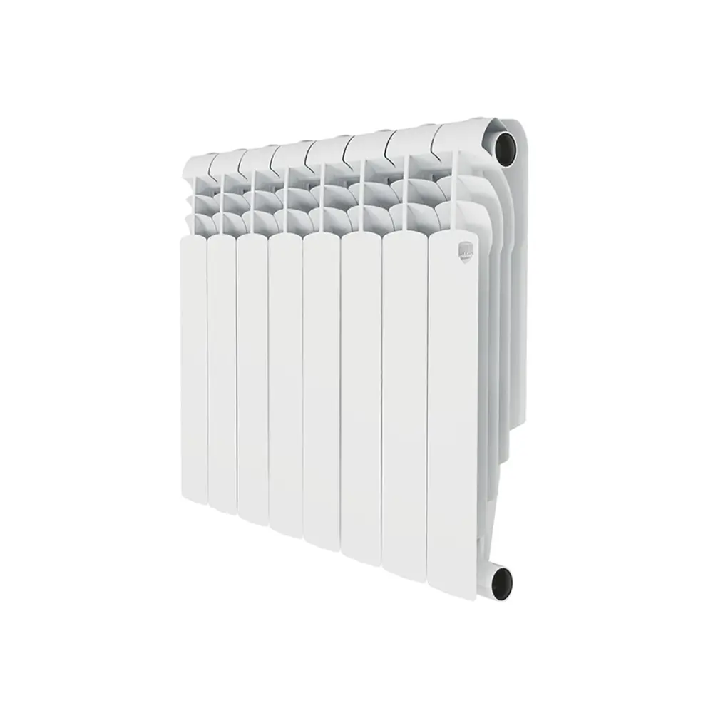 Фото Радиатор Royal thermo Vittoria Super 500 4 секций боковое подключение биметалл белый