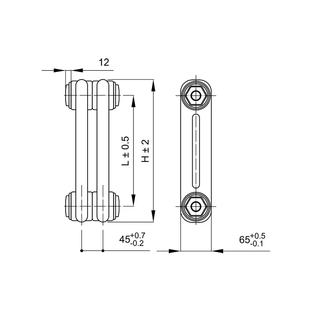 Фото 2 Радиатор Irsap Tesi/2 565 EL10 CL.01 T25 500 10 секций боковое подключение сталь белый Фото 2 Радиатор Irsap Tesi/2 565 EL10 CL.01 T25 500 10 секций боковое подключение сталь белый