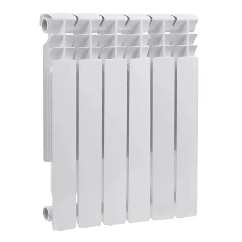 Фото Радиатор Oasis Pro 500x95 мм. 6 секций боковое подключение алюминий цвет белый