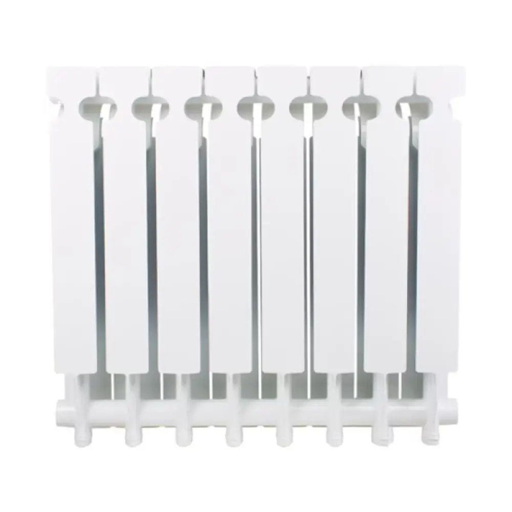 Фото 3 Радиатор Oasis Pro 500x95 мм. 6 секций боковое подключение алюминий цвет белый