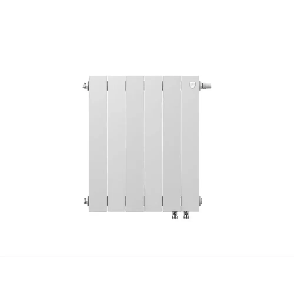Фото 4 Радиатор Royal thermo Pianoforte 500/48 биметалл 6 секций нижнее подключение цвет белый Фото 4 Радиатор Royal thermo Pianoforte 500/48 биметалл 6 секций нижнее подключение цвет белый