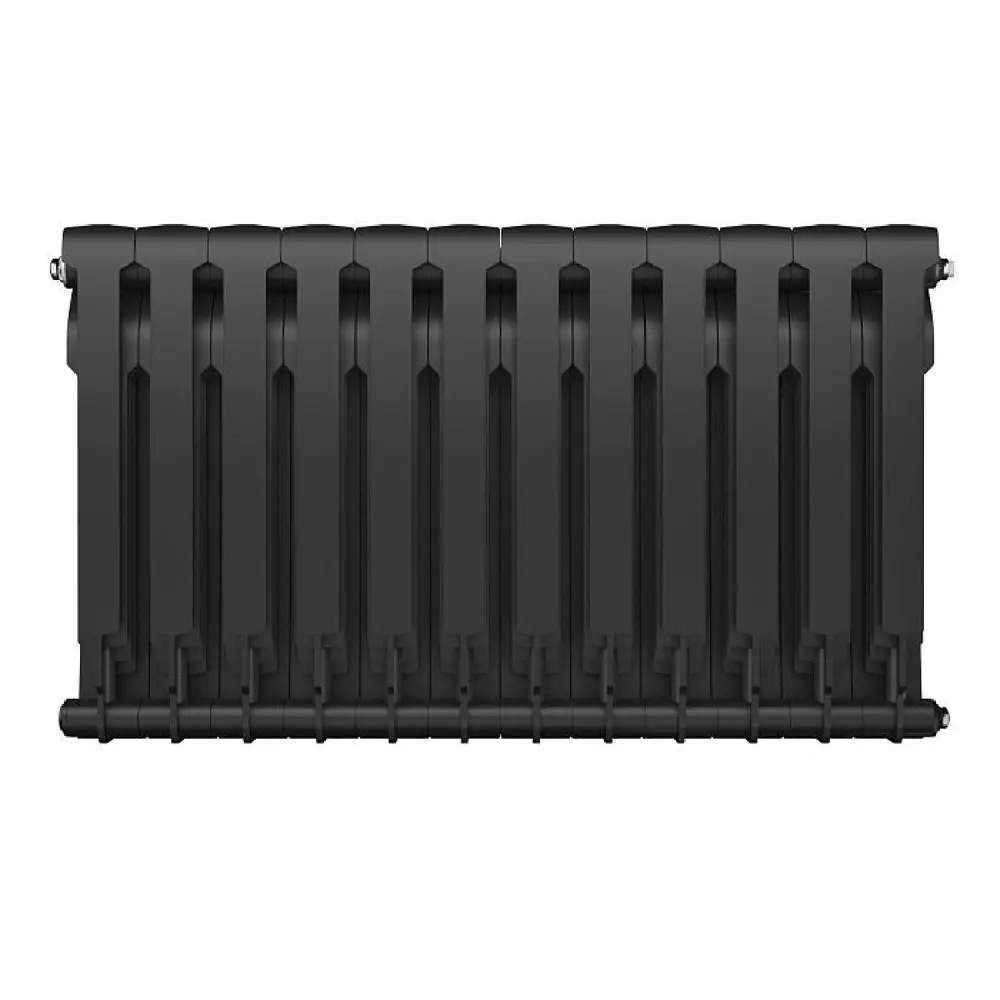 Фото 3 Радиатор Royal thermo BIliner 500/96 биметалл 12 секций боковое подключение цвет черный графитовый Фото 3 Радиатор Royal thermo BIliner 500/96 биметалл 12 секций боковое подключение цвет черный графитовый