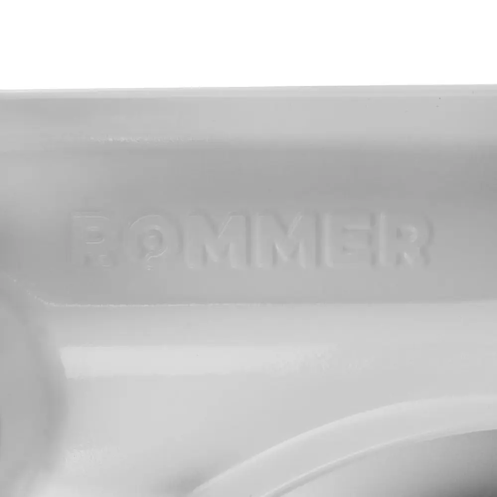 Фото 9 Радиатор Rommer Profi 500 6 секций боковое подключение алюминий белый Фото 9 Радиатор Rommer Profi 500 6 секций боковое подключение алюминий белый