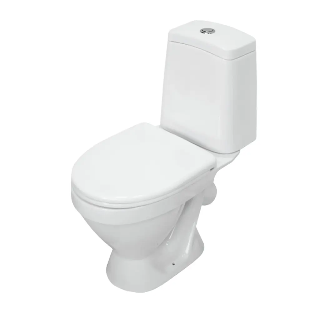 Фото 4 Унитаз-компакт Sanita Лада Стандарт Белый S1 WC.CC/Lada/1-P/WHT.G/S1 косой одинарный слив Фото 4 Унитаз-компакт Sanita Лада Стандарт Белый S1 WC.CC/Lada/1-P/WHT.G/S1 косой одинарный слив