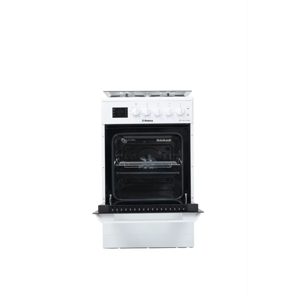 Фото 3 Газовая плита с духовкой Hansa FCMW582230A 50x85x57 см цвет белый Фото 3 Газовая плита с духовкой Hansa FCMW582230A 50x85x57 см цвет белый