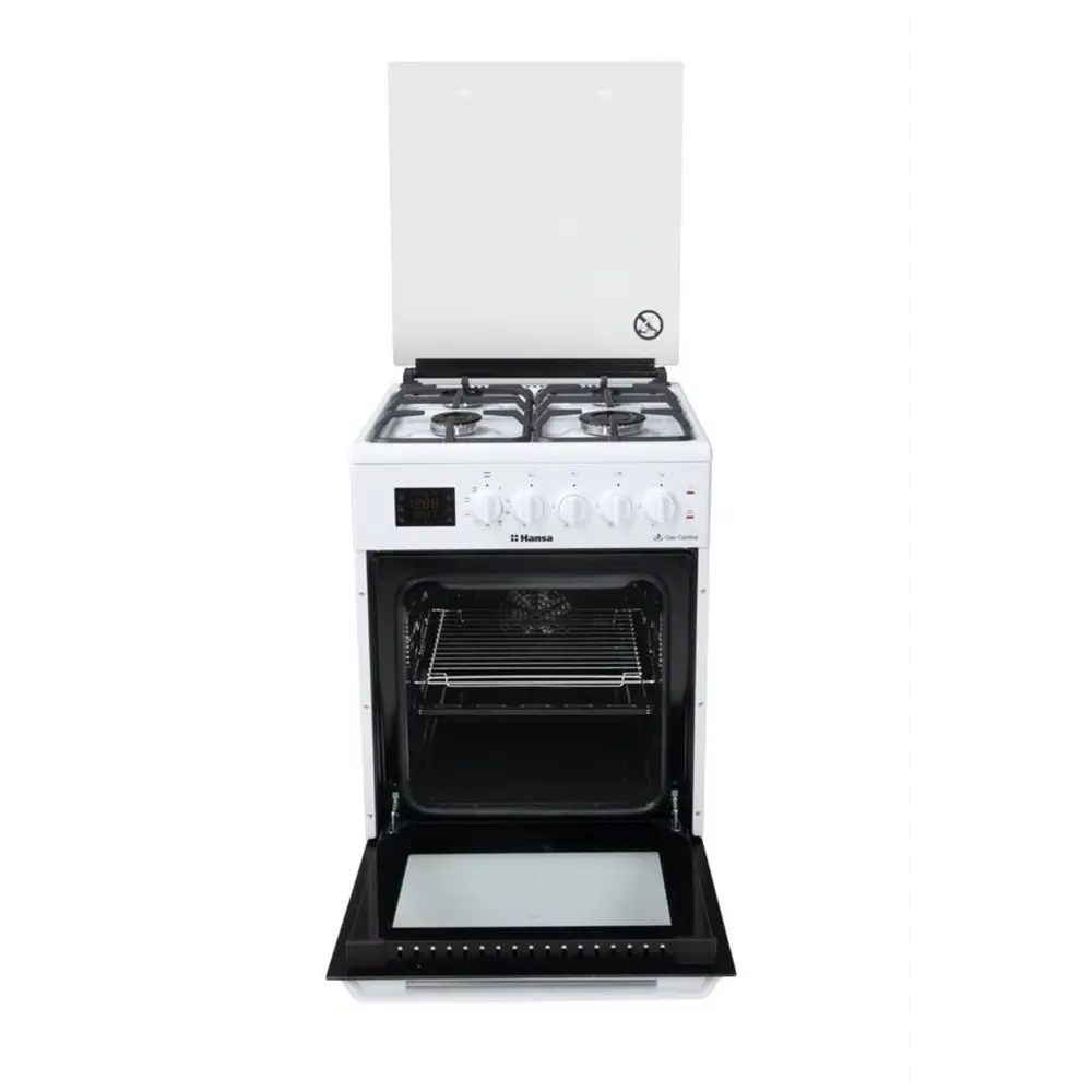 Фото 4 Газовая плита с духовкой Hansa FCMW582230A 50x85x57 см цвет белый Фото 4 Газовая плита с духовкой Hansa FCMW582230A 50x85x57 см цвет белый