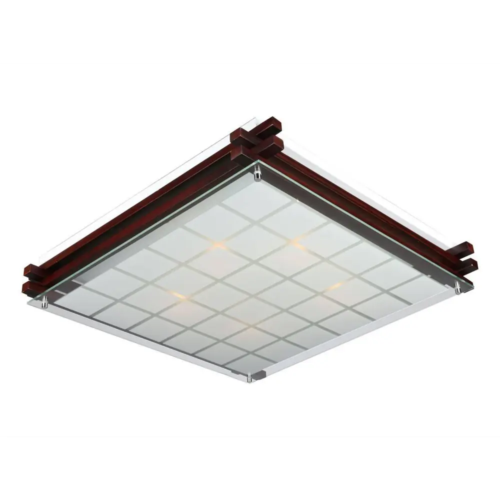 Фото Светильник потолочный OMNILUX OML-405 OML-40507-05 5 ламп 12 м² цвет коричневый