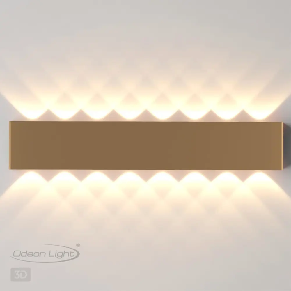 Фото 4 Светильник настенно-потолочный светодиодный ODEON LIGHT 3893_16WL Magnum 2 м² нейтральный белый свет цвет золото Фото 4 Светильник настенно-потолочный светодиодный ODEON LIGHT 3893_16WL Magnum 2 м² нейтральный белый свет цвет золото