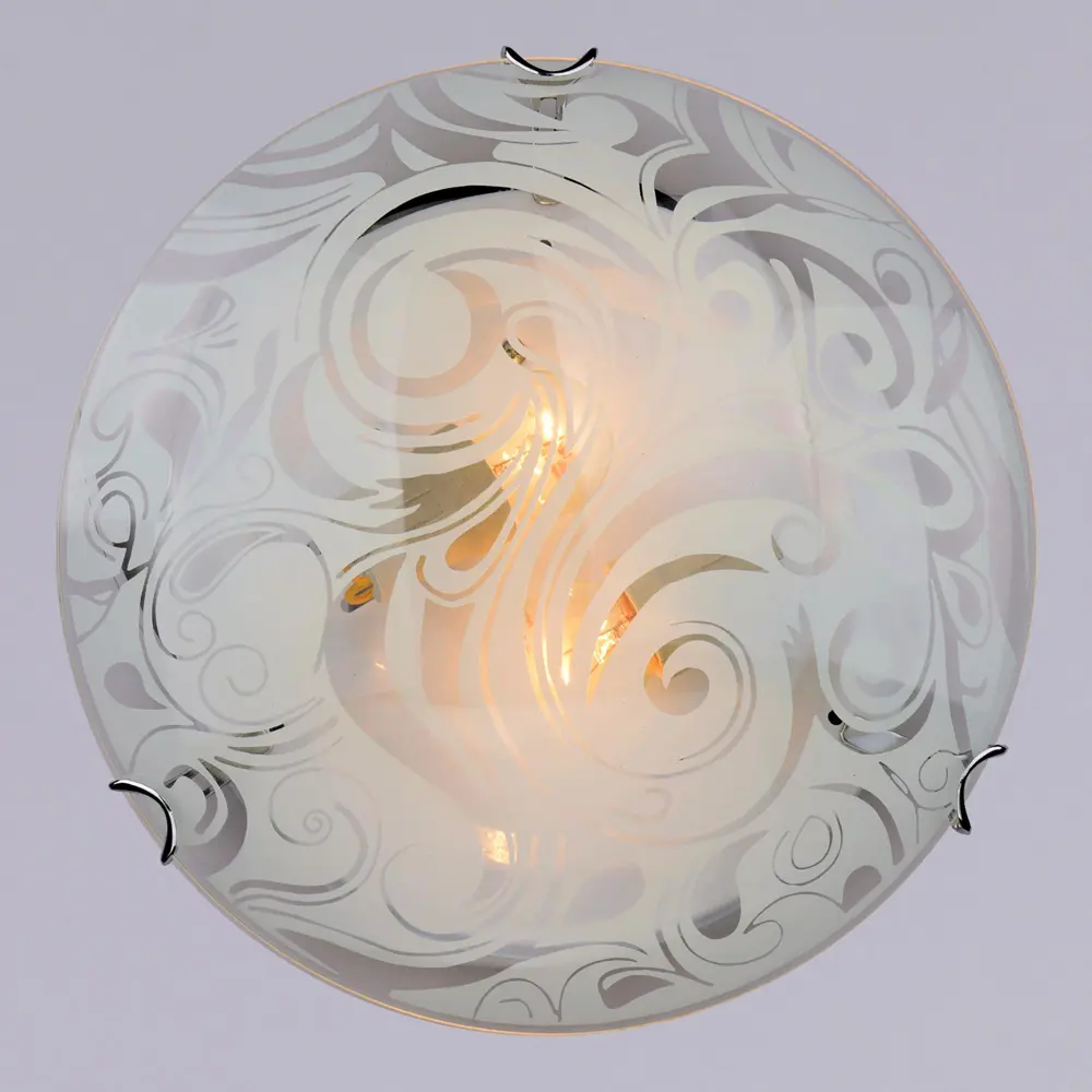 Фото 2 Светильник настенно-потолочный РОССВЕТ РС-023 Иней (д.300) 2 лампы 6.67 м² цвет белый Фото 2 Светильник настенно-потолочный РОССВЕТ РС-023 Иней (д.300) 2 лампы 6.67 м² цвет белый