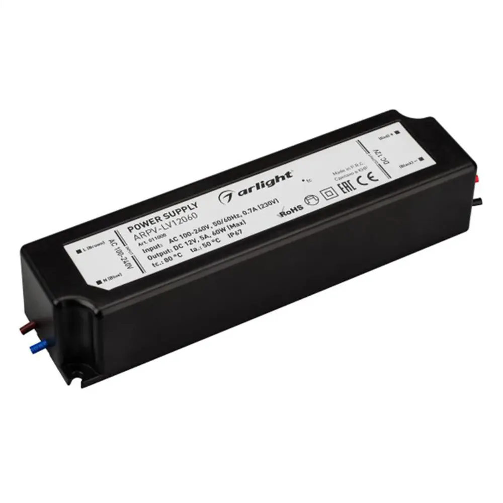 Фото Блок питания Arlight 011000 12 В 60 Вт IP67
