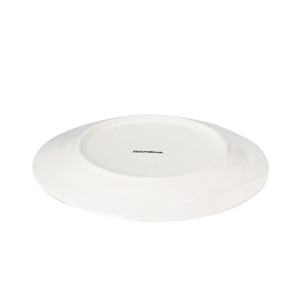 Фото 2 Блюдо сервировочное Доляна Дед Мороз и олени 27x3.30x26.60 см фарфор цвет белый Фото 2 Блюдо сервировочное Доляна Дед Мороз и олени 27x3.30x26.60 см фарфор цвет белый