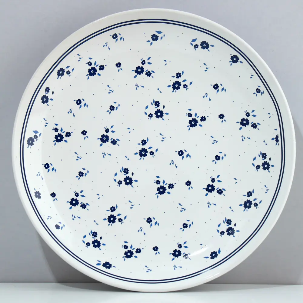 Фото Тарелка Dolce Ceramo Royal Garden Белая керамика цвет белый Фото Тарелка Dolce Ceramo Royal Garden Белая керамика цвет белый