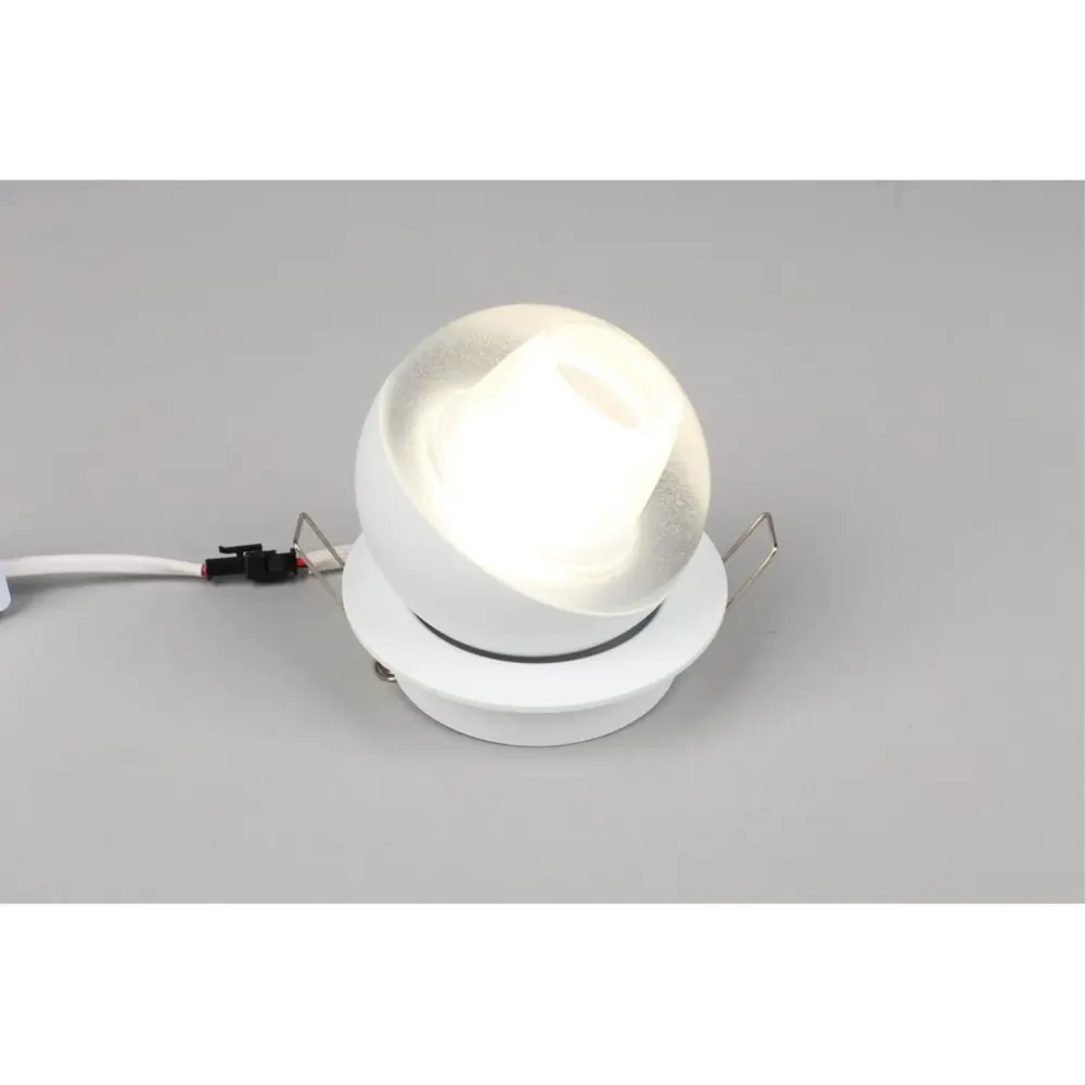 Фото 4 Светильник точечный встраиваемый светодиодный Omnilux Oml-180-900301 2 м² цвет белый