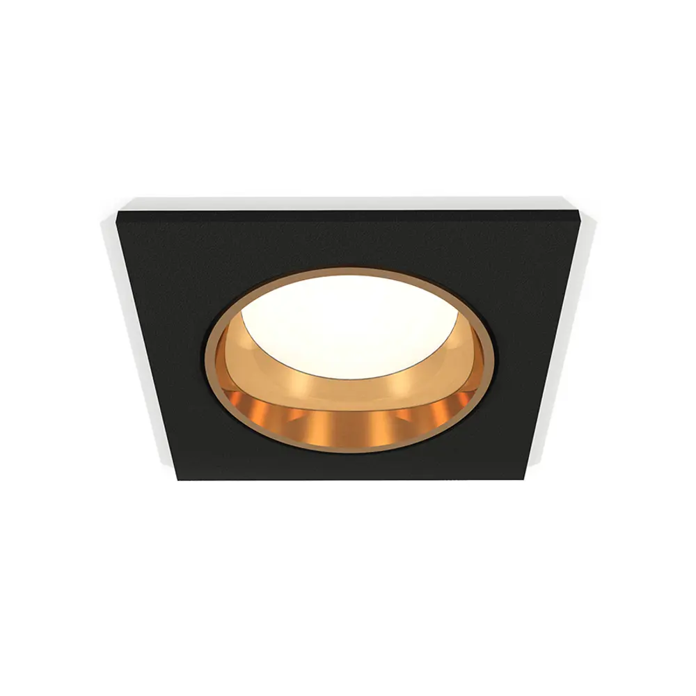 Фото Комплект точечных светильников встраиваемых светодиодных Ambrella light Xc6521004 2 м² под отверстие 7 см цвет черный